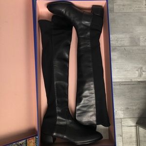 NWT Stuart Weitzman Fifo boots Black Napa Sz 9.0